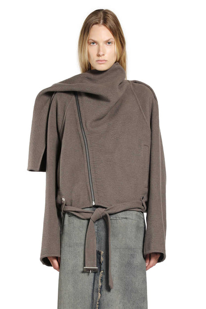RICK OWENS WOMAN BLACK JACKETS