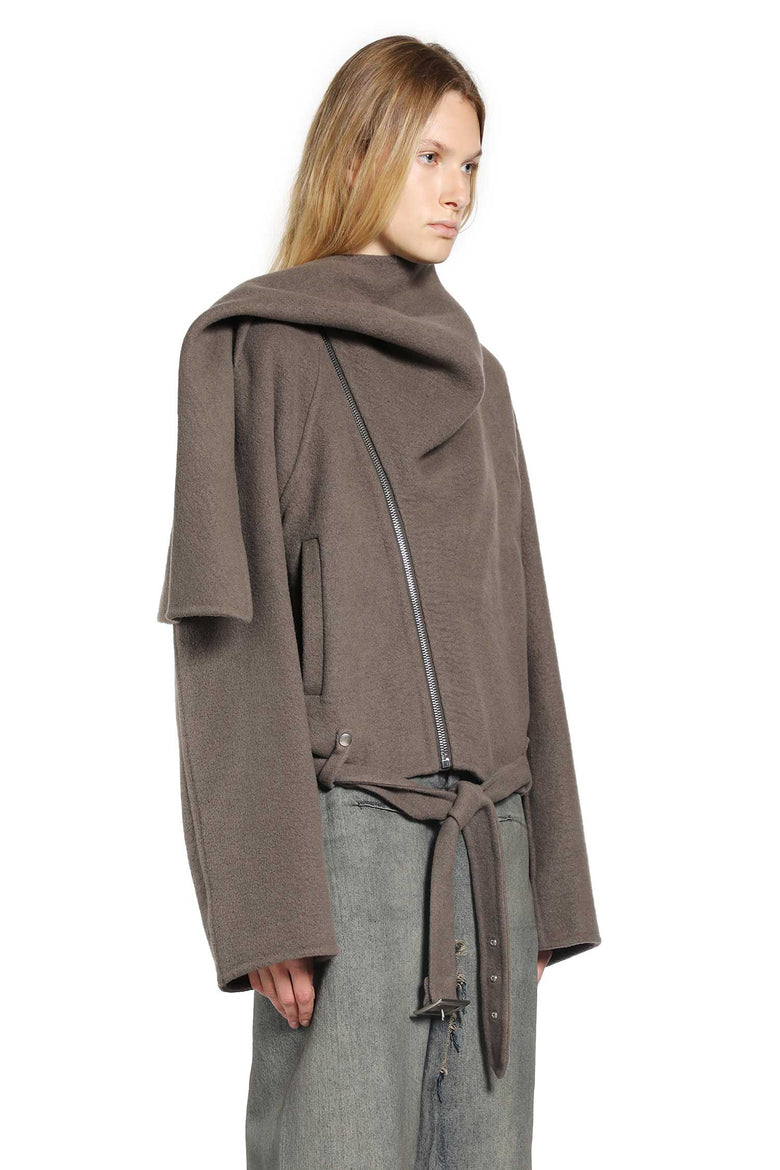 RICK OWENS WOMAN BLACK JACKETS