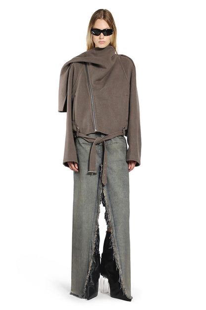 RICK OWENS WOMAN BLACK JACKETS