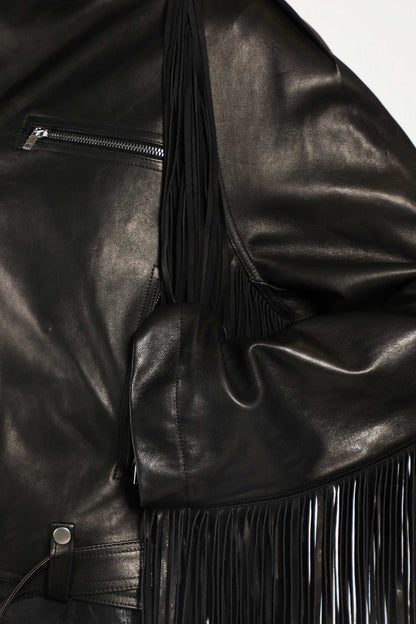 RICK OWENS WOMAN BLACK JACKETS