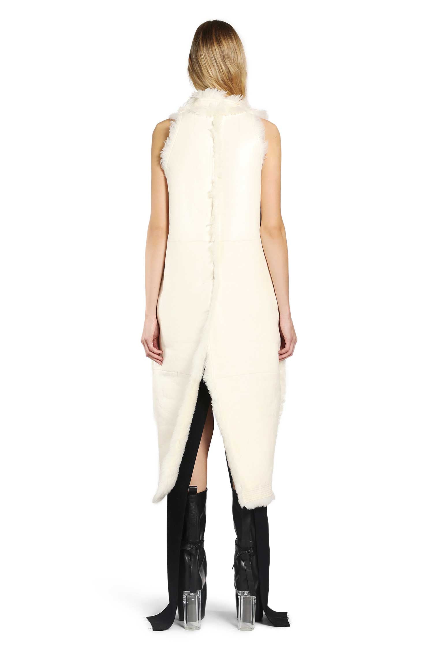 RICK OWENS WOMAN WHITE COATS