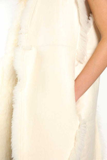 RICK OWENS WOMAN WHITE COATS