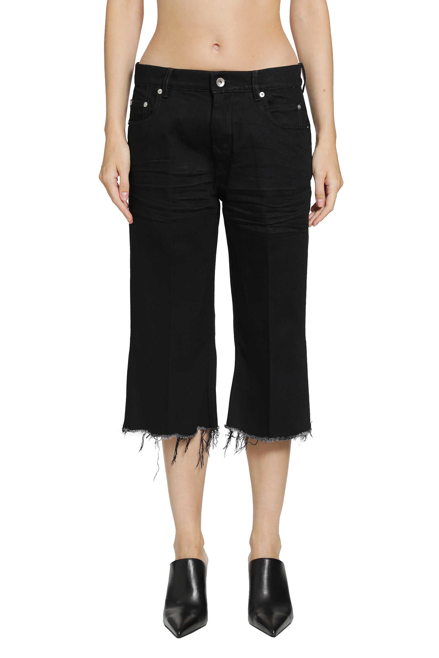 RICK OWENS Tower Bolan Cutoffs woman