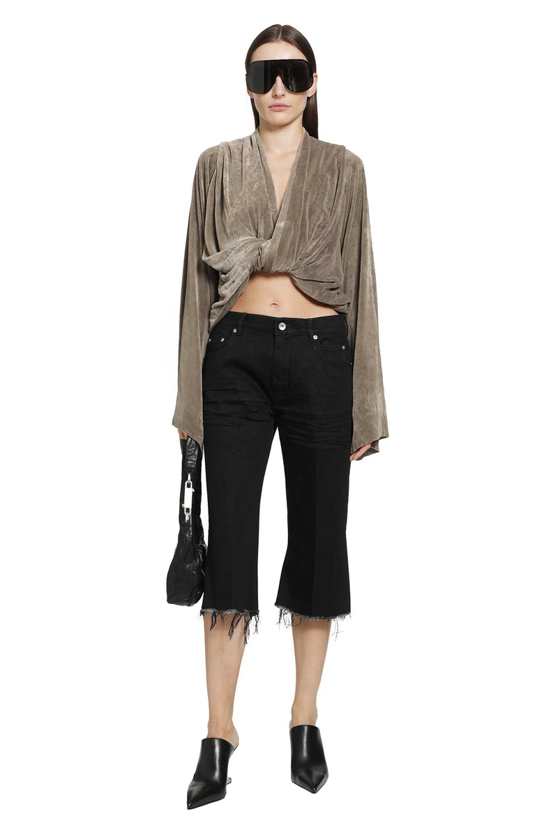 RICK OWENS Tower Bolan Cutoffs woman