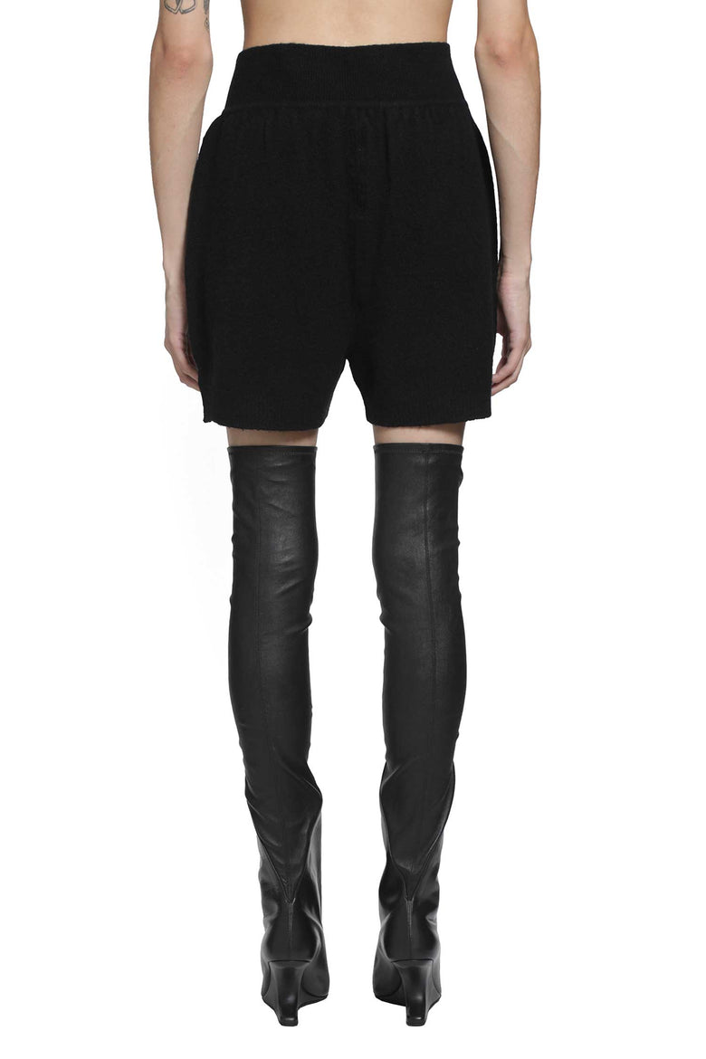 RICK OWENS Tower Shorts in Felt Cashmere woman
