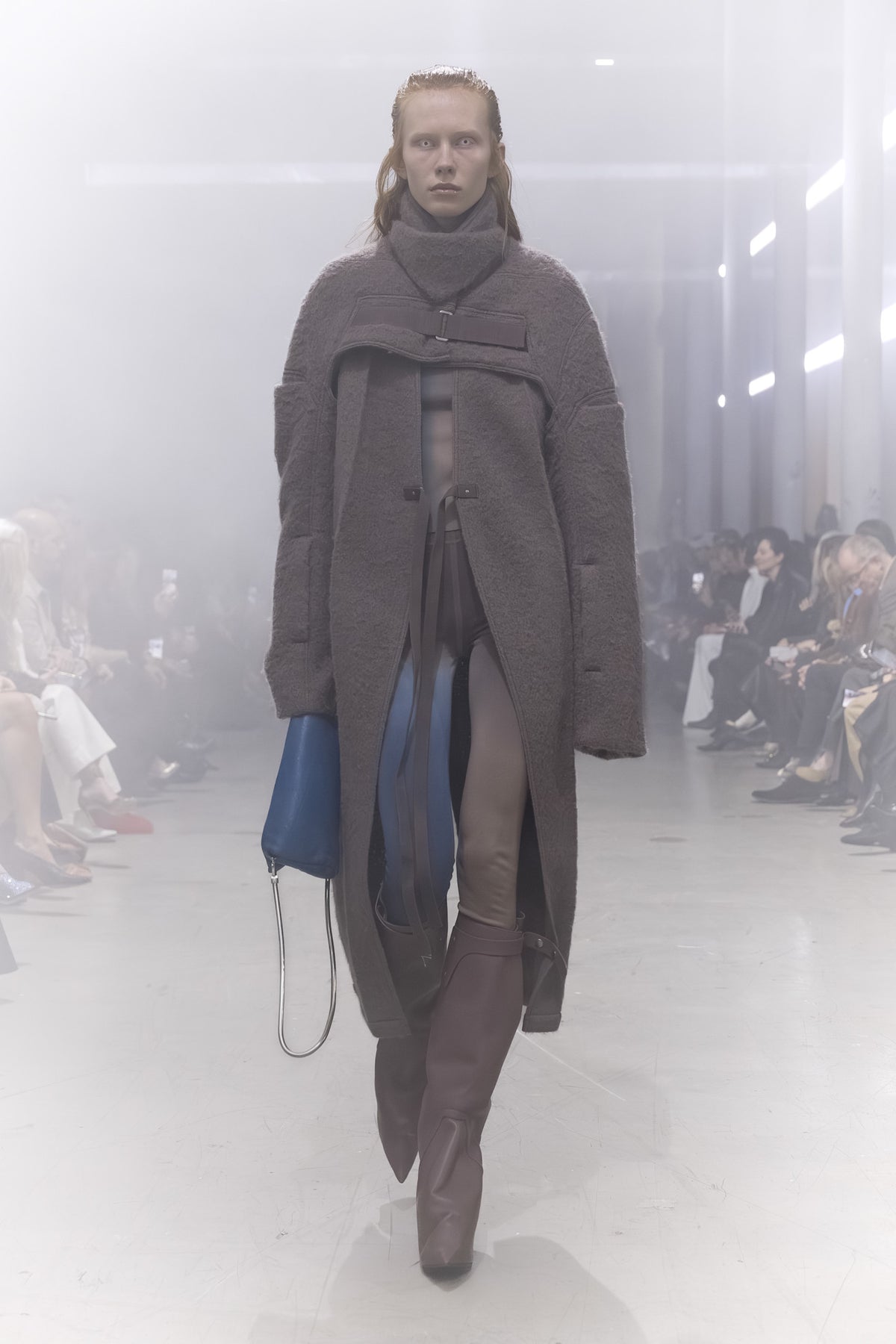 RICK OWENS Tower Lab Coat woman
