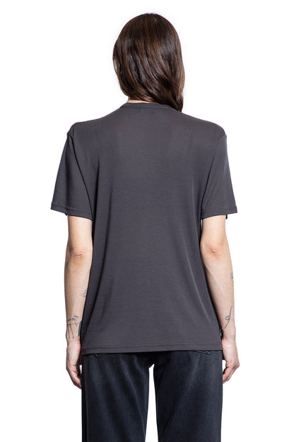 STUDIO NICHOLSON WOMAN GREY T-SHIRTS & TANK TOPS