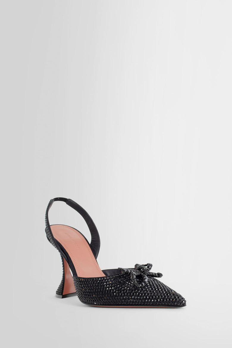 AMINA MUADDI WOMAN BLACK PUMPS