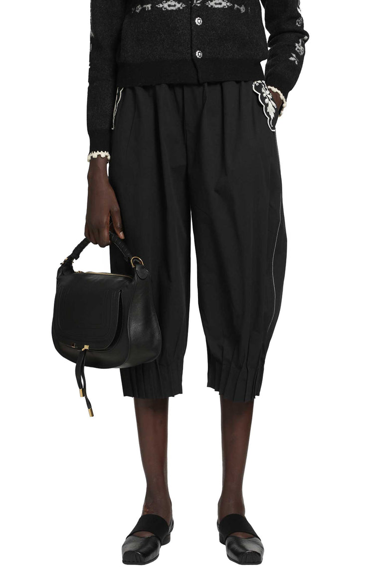 RENLI SU Cropped Barrell Trousers woman