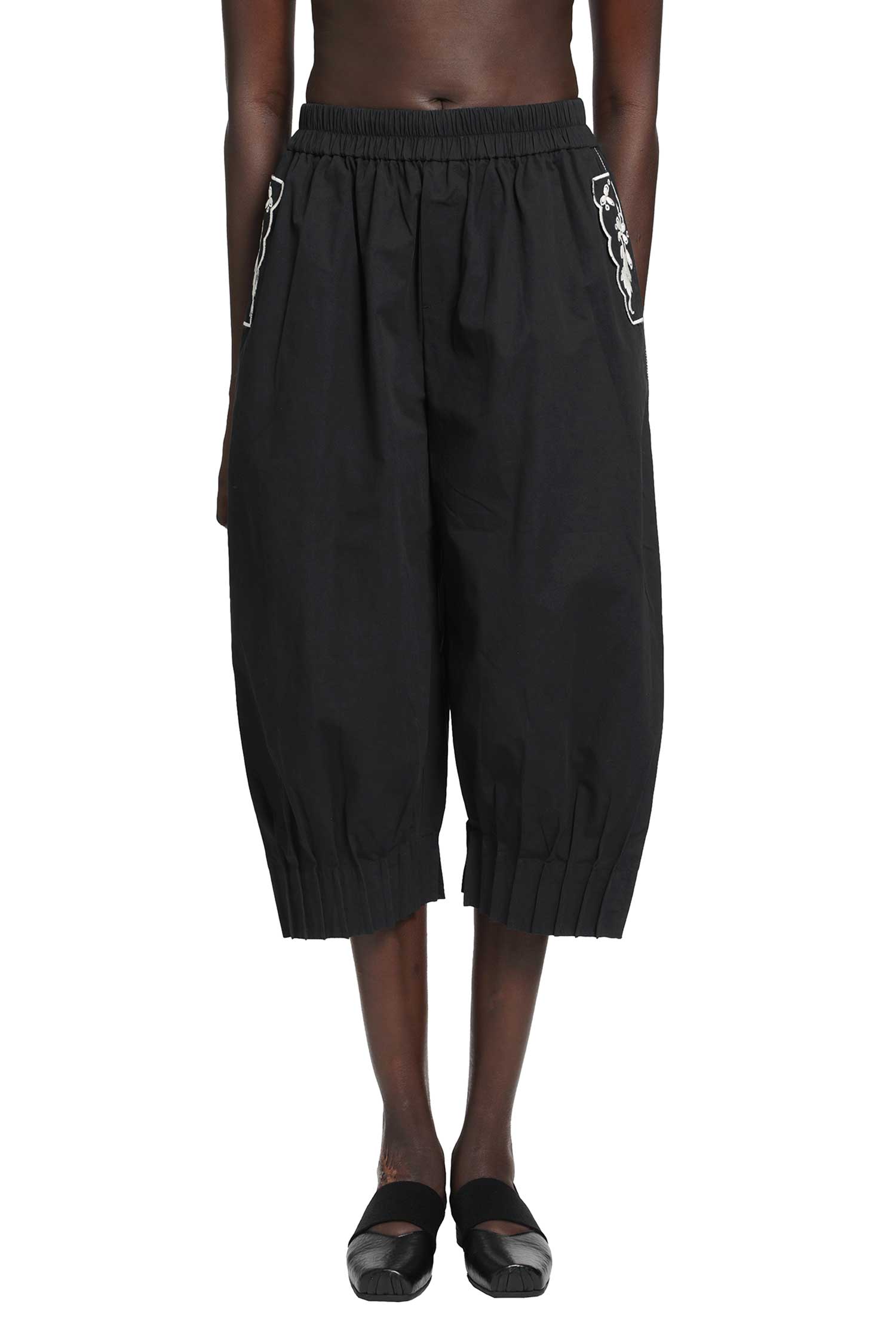 Cropped Barrell Trousers
