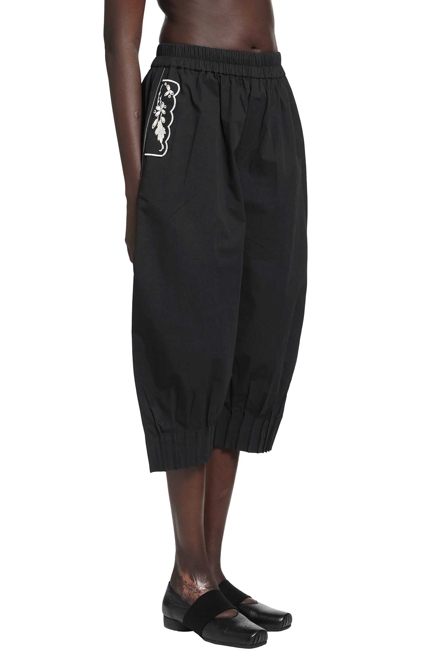 Cropped Barrell Trousers