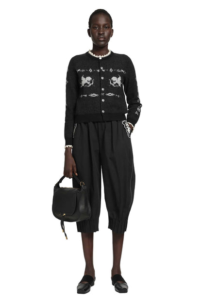 Cropped Barrell Trousers