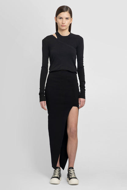 RICK OWENS WOMAN BLACK SKIRTS