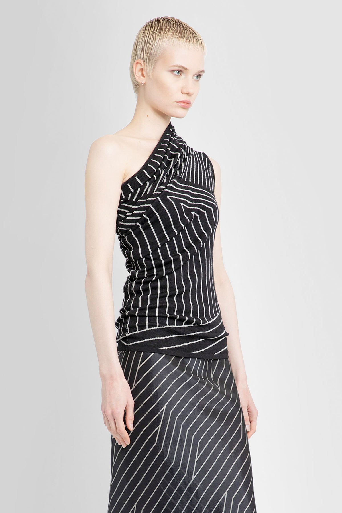 RICK OWENS WOMAN BLACK&WHITE TOPS