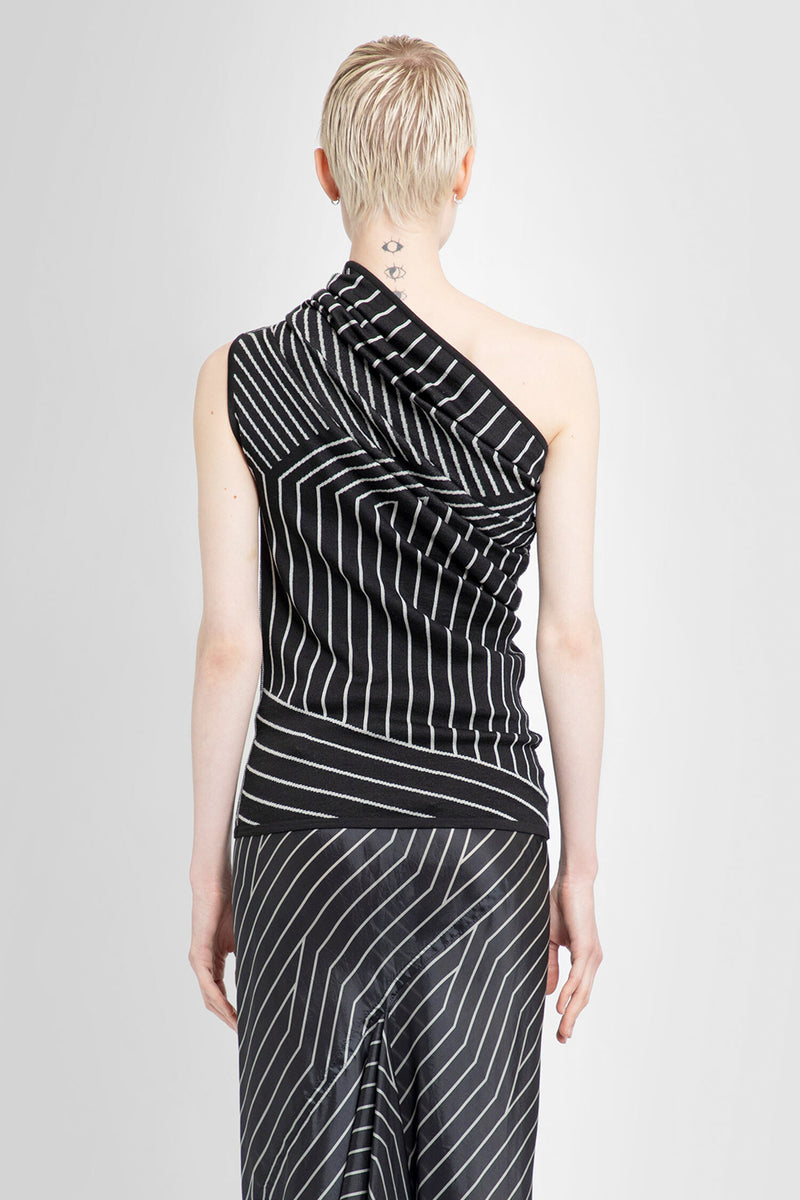 RICK OWENS RICK OWENS WOMAN BLACK&WHITE TOPS woman