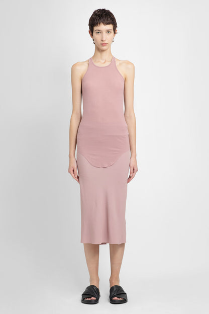 RICK OWENS WOMAN PINK T-SHIRTS & TANK TOPS