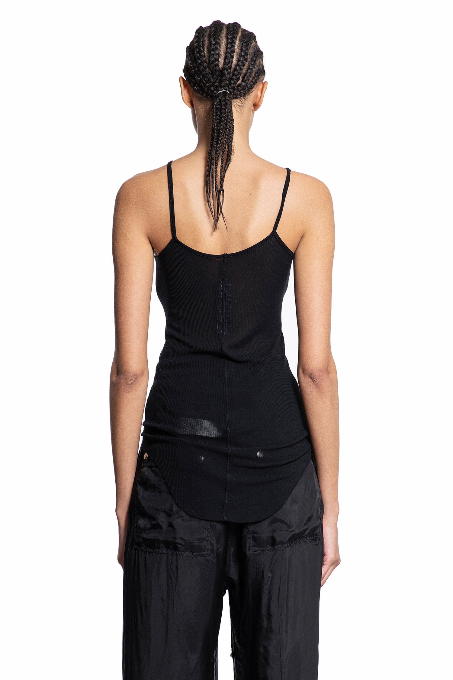 RICK OWENS WOMAN BLACK T-SHIRTS