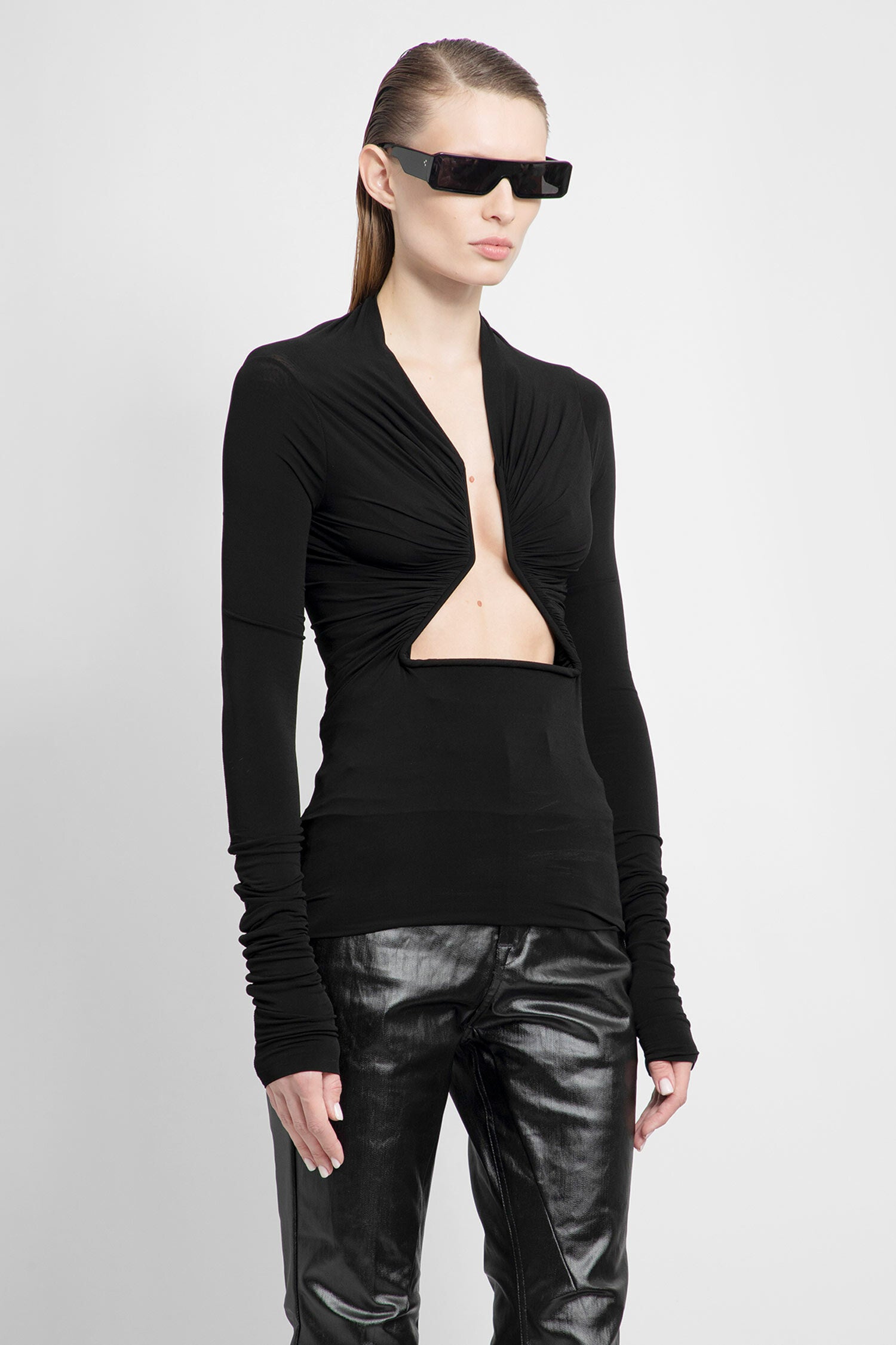 RICK OWENS WOMAN BLACK TOPS