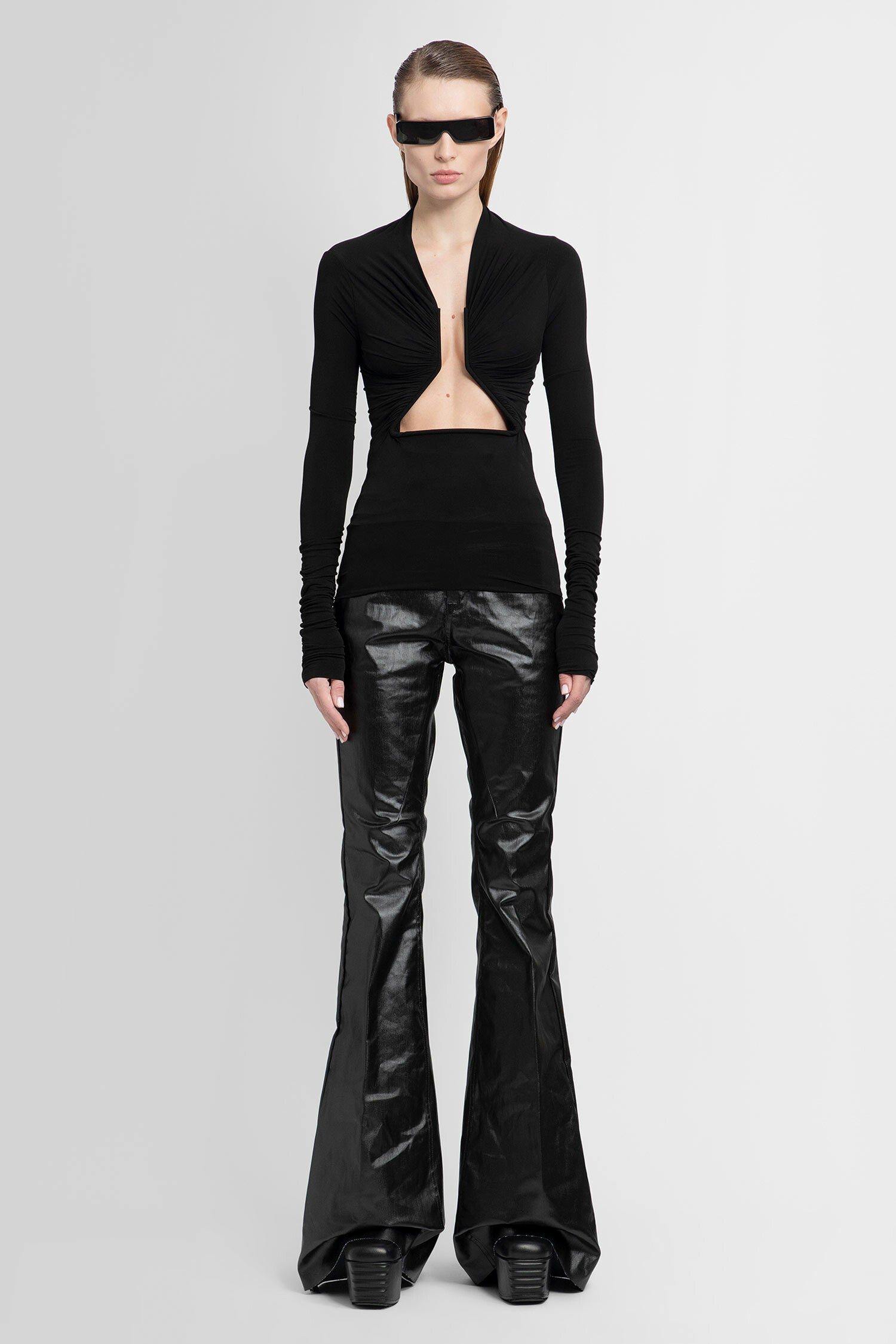 RICK OWENS WOMAN BLACK TOPS