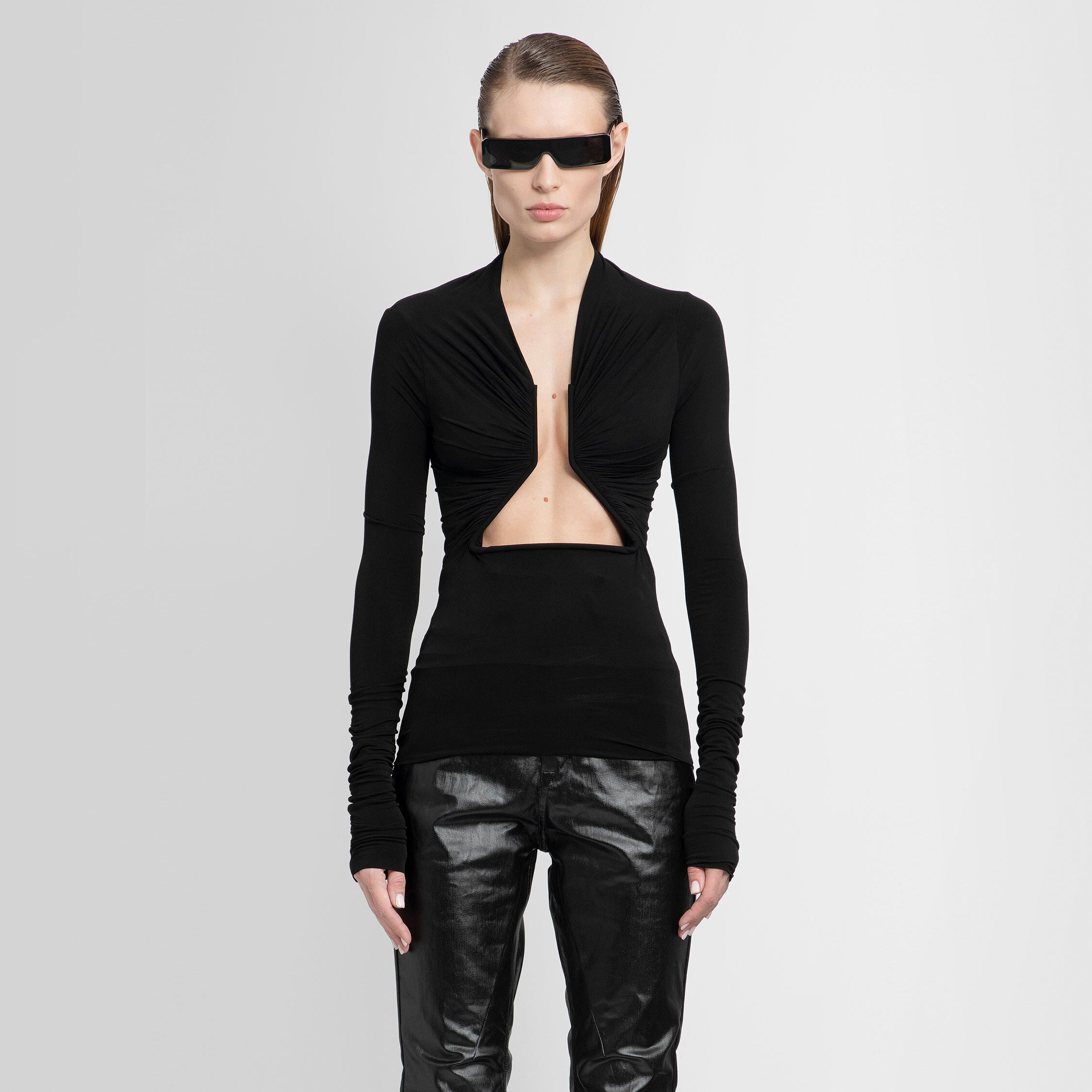 RICK OWENS WOMAN BLACK TOPS - RICK OWENS - TOPS | Antonioli