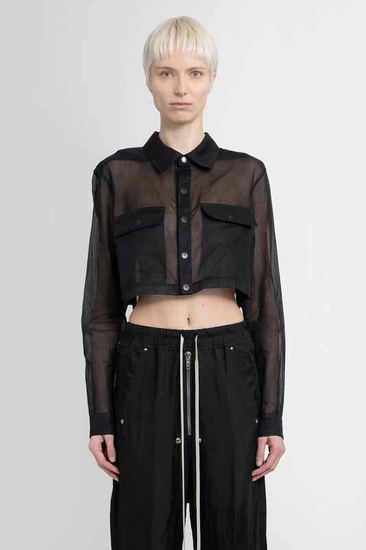 RICK OWENS WOMAN BLACK SHIRTS