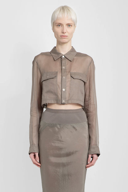 Antonioli RICK OWENS WOMAN GREY SHIRTS