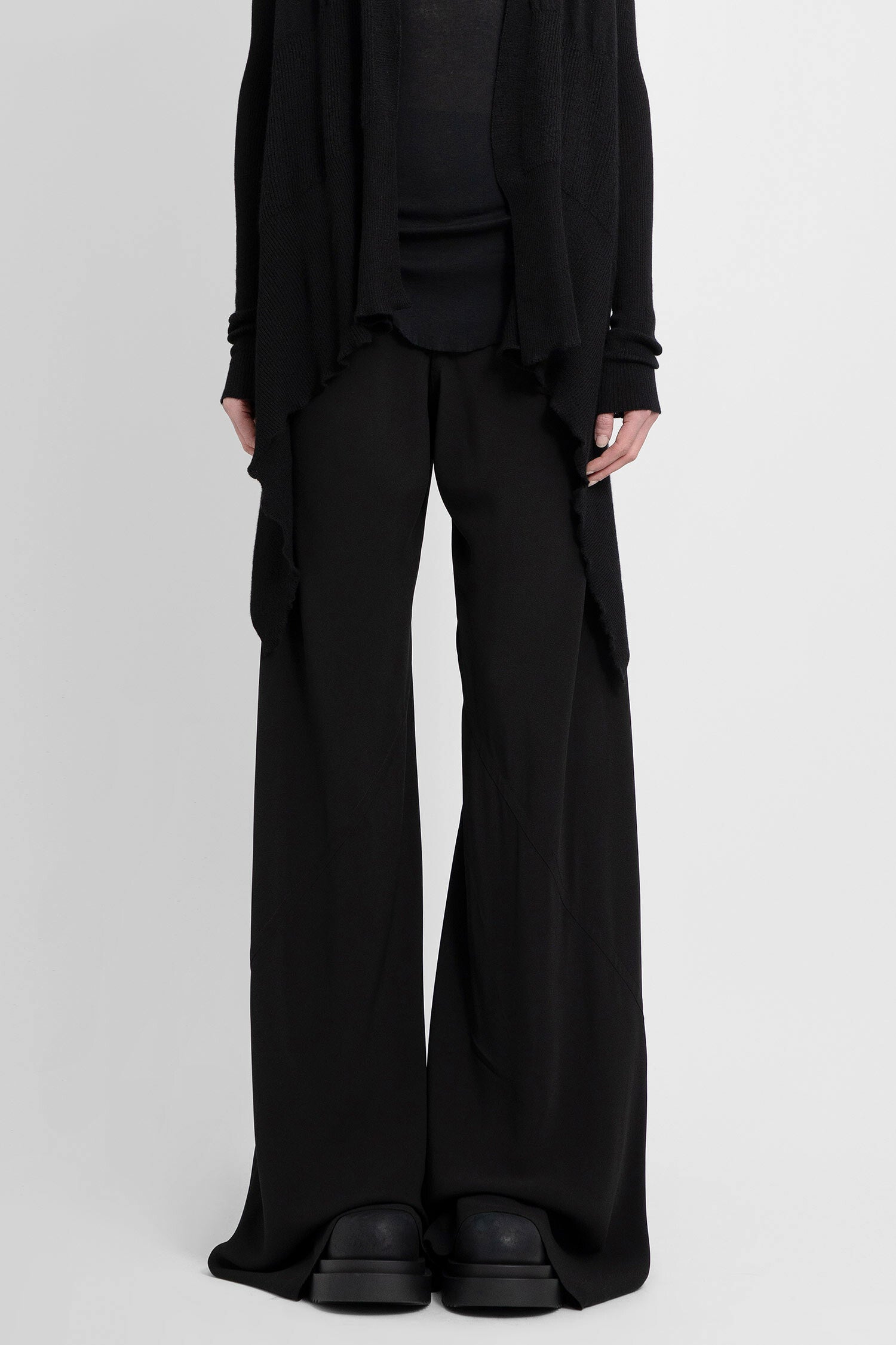 RICK OWENS WOMAN BLACK TROUSERS