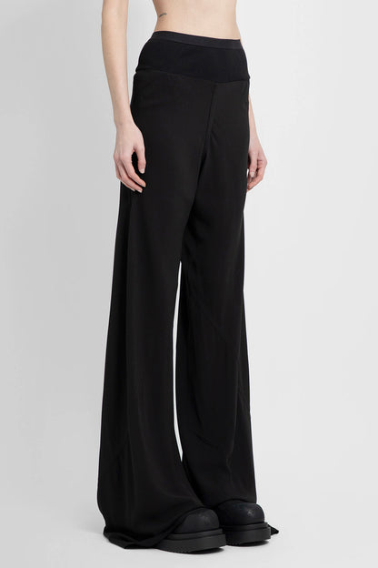 RICK OWENS WOMAN BLACK TROUSERS