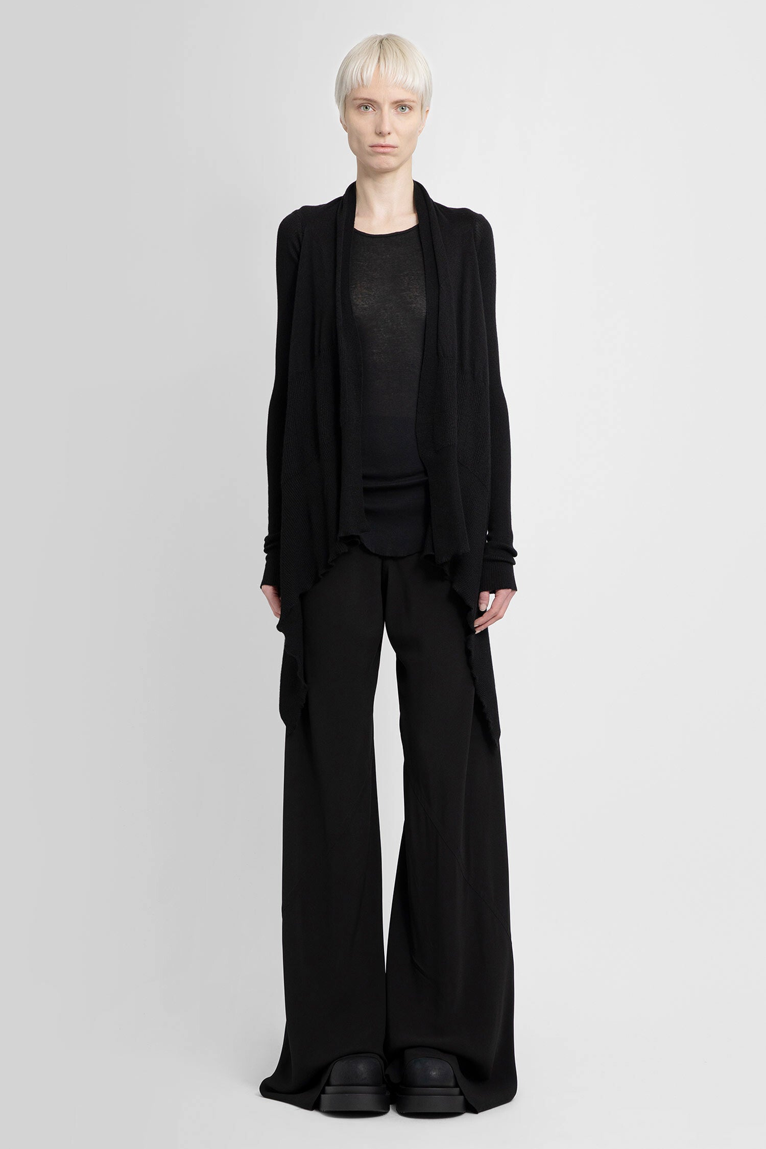 RICK OWENS WOMAN BLACK TROUSERS