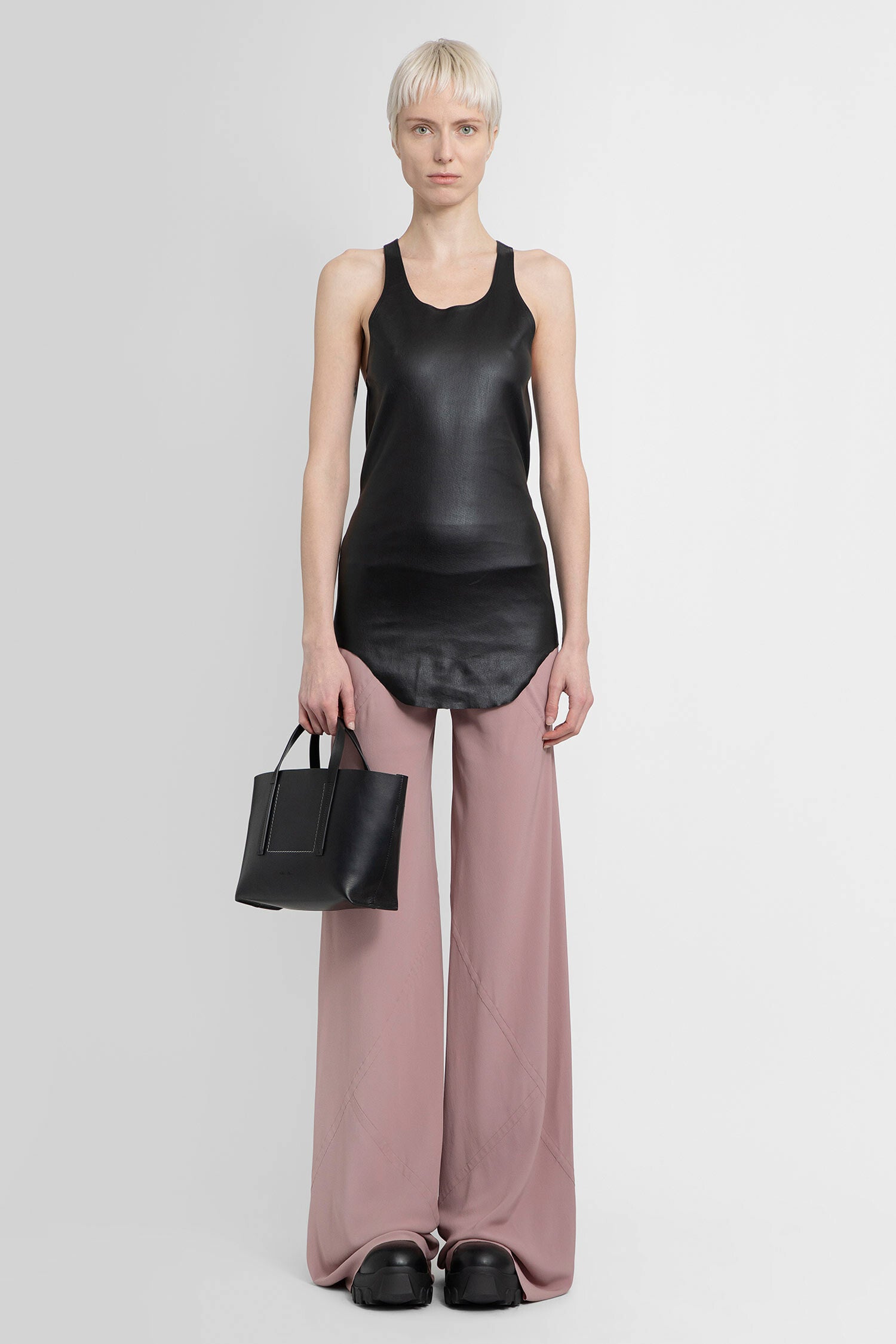 RICK OWENS WOMAN PINK TROUSERS