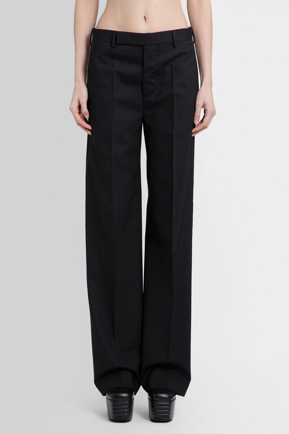 RICK OWENS WOMAN BLACK TROUSERS