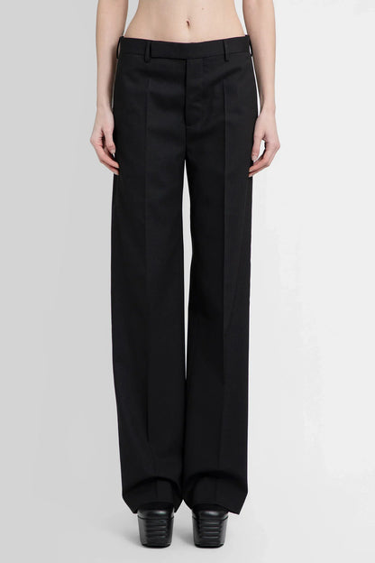 RICK OWENS WOMAN BLACK TROUSERS