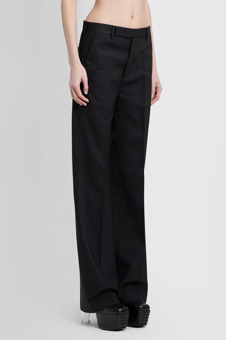 RICK OWENS WOMAN BLACK TROUSERS