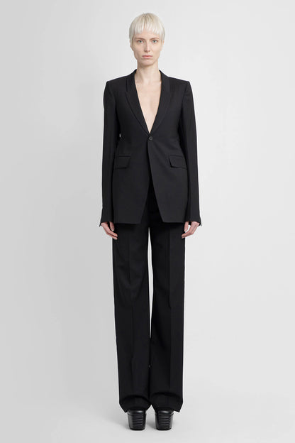 RICK OWENS WOMAN BLACK TROUSERS