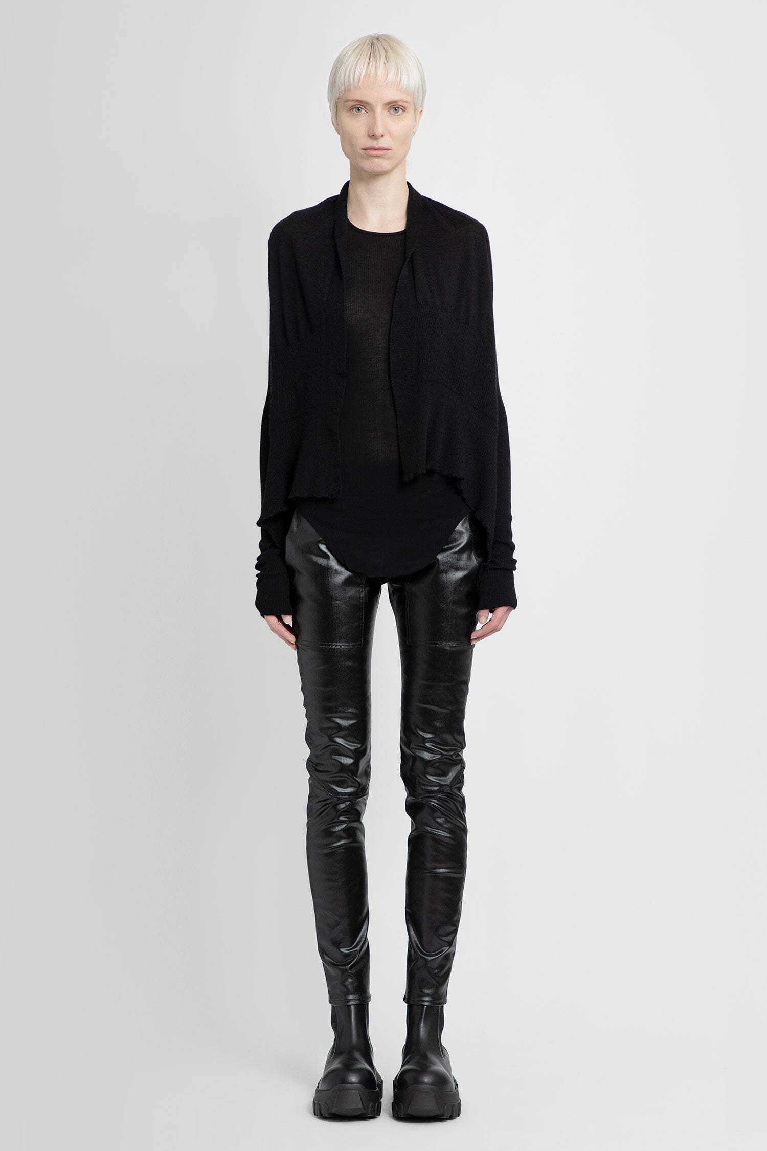 RICK OWENS WOMAN BLACK TROUSERS