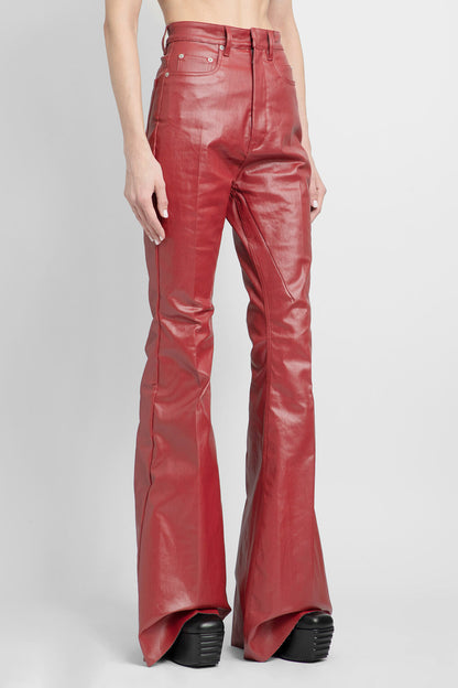 RICK OWENS WOMAN RED JEANS