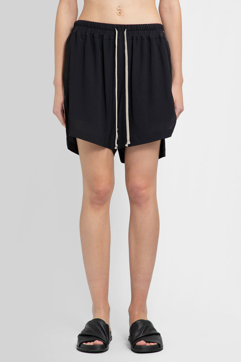 RICK OWENS WOMAN BLACK SHORTS