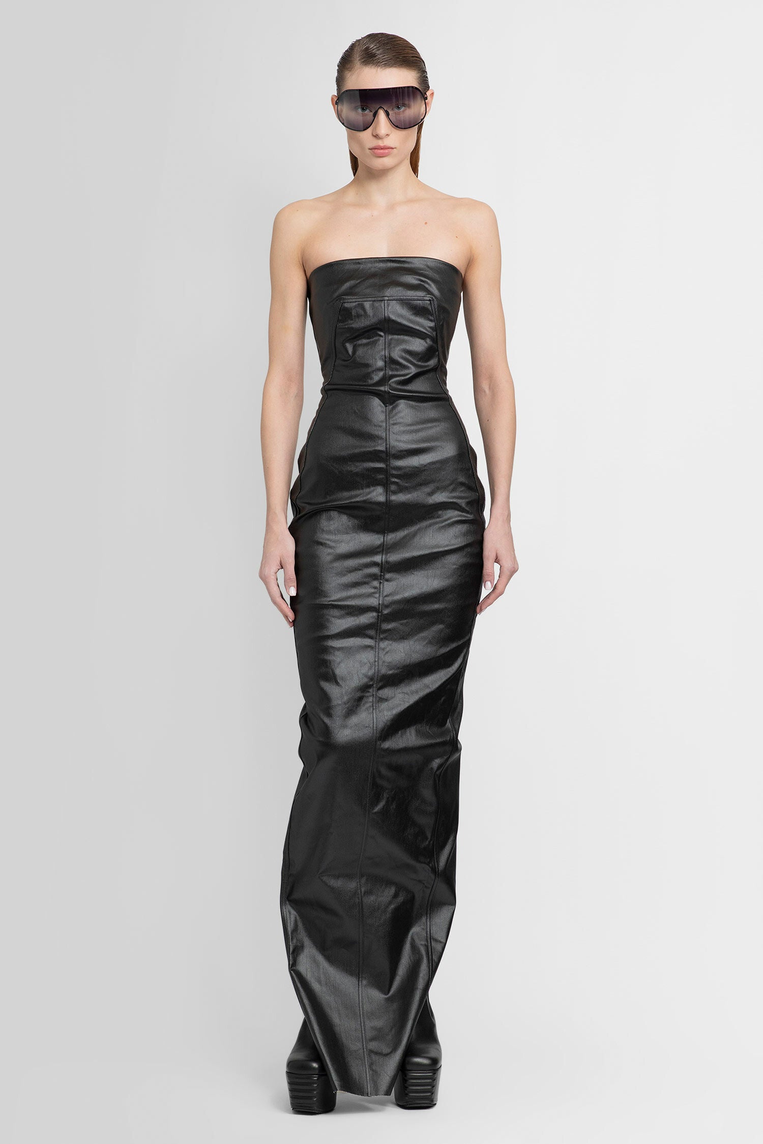 RICK OWENS WOMAN BLACK DRESSES