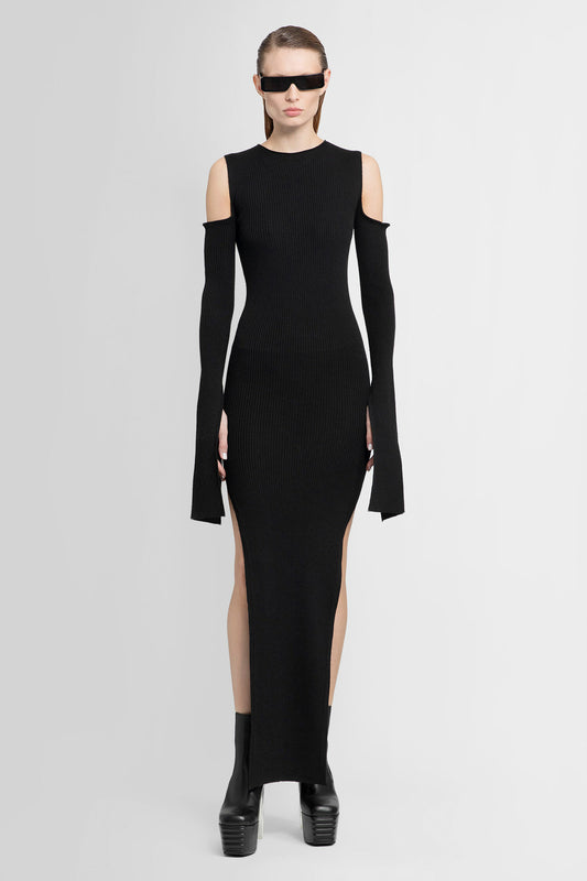 RICK OWENS WOMAN BLACK DRESSES