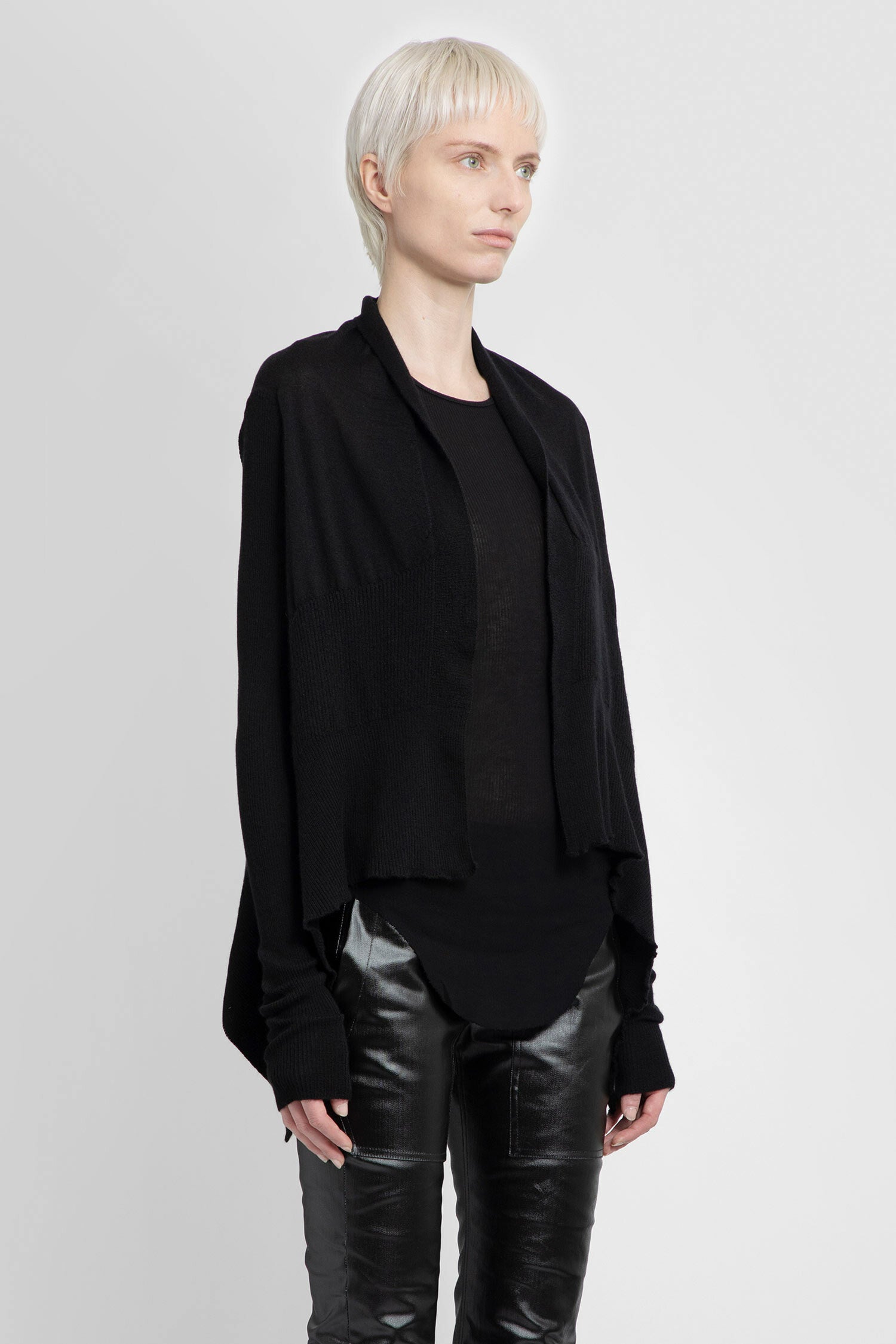 RICK OWENS WOMAN BLACK KNITWEAR