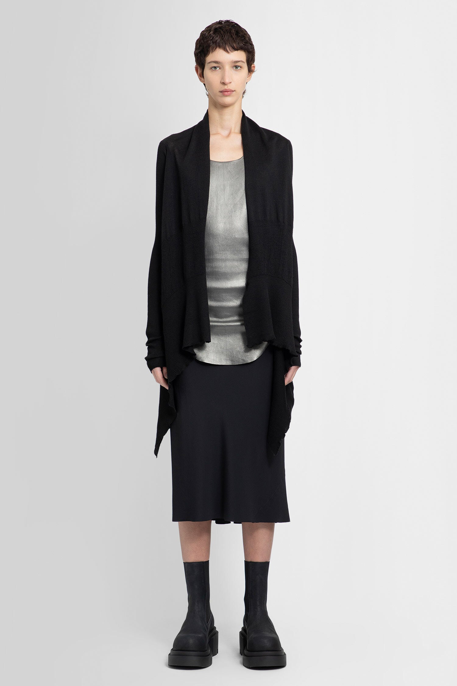 RICK OWENS WOMAN BLACK KNITWEAR