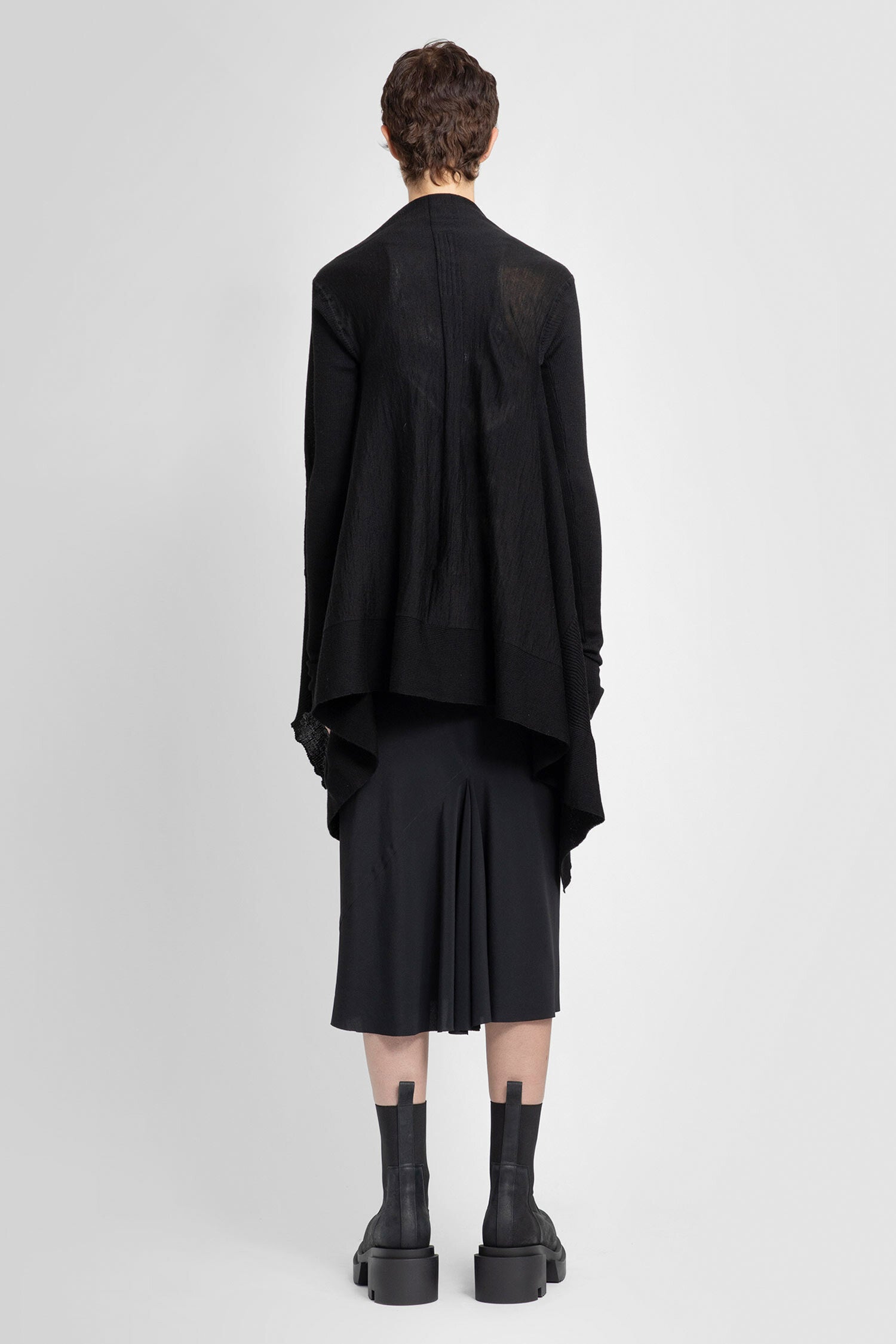 RICK OWENS WOMAN BLACK KNITWEAR