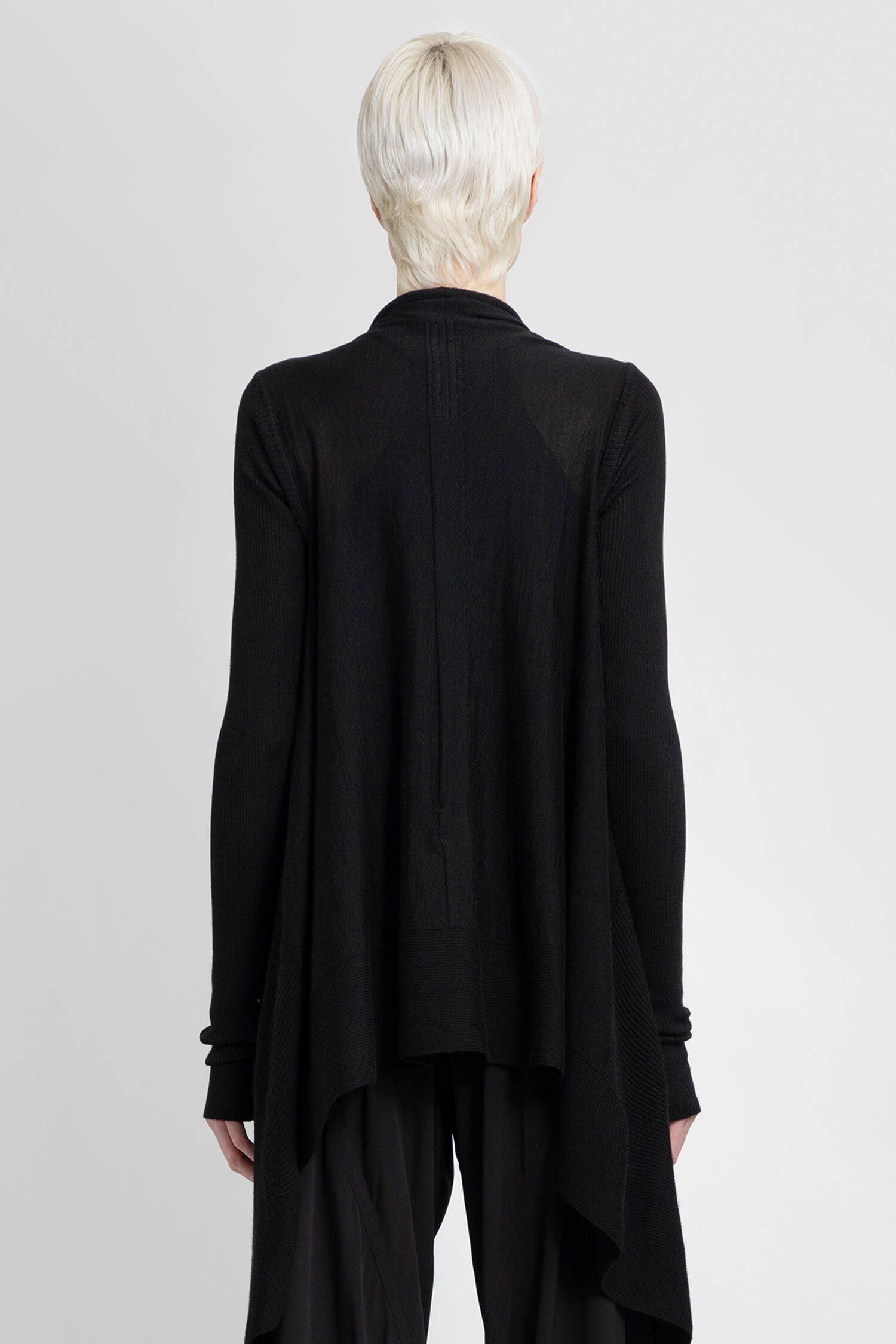 RICK OWENS WOMAN BLACK KNITWEAR