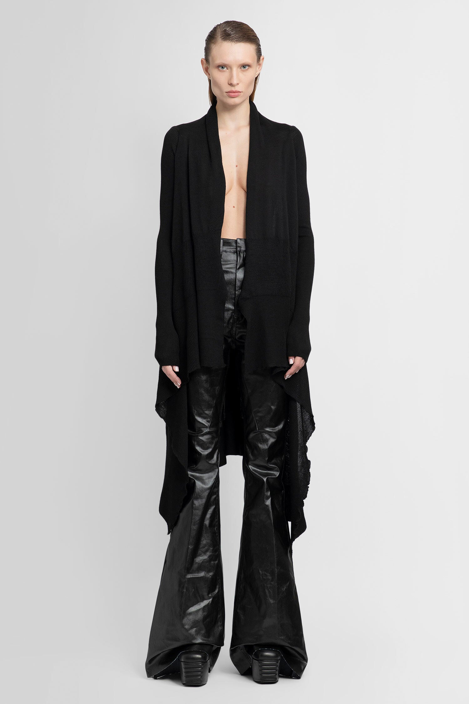 RICK OWENS WOMAN BLACK KNITWEAR