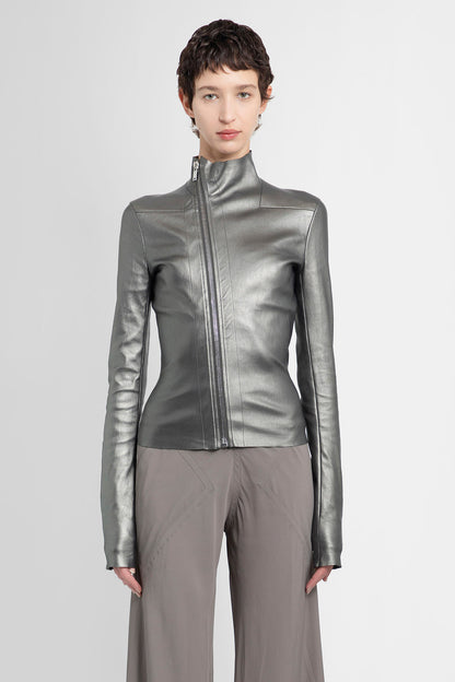 RICK OWENS WOMAN SILVER JACKETS