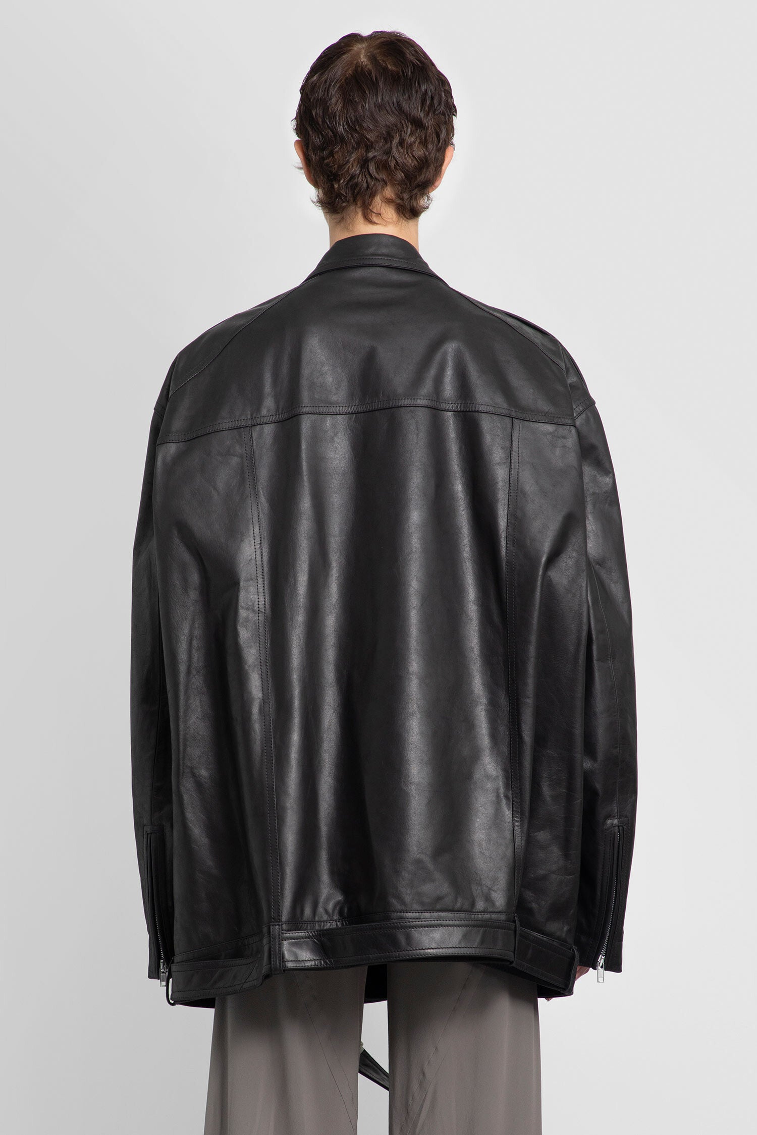 RICK OWENS WOMAN BLACK JACKETS