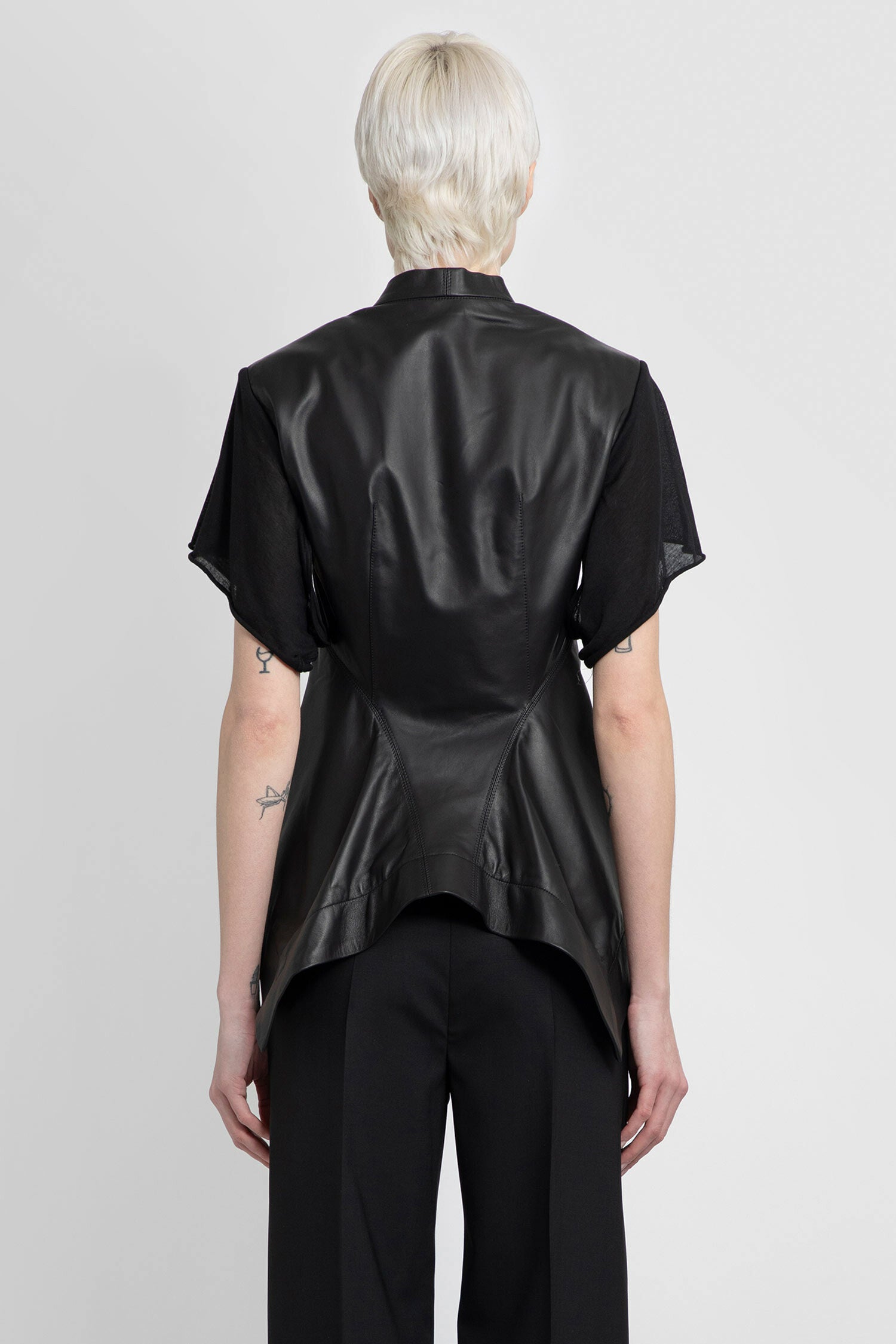 RICK OWENS WOMAN BLACK JACKETS