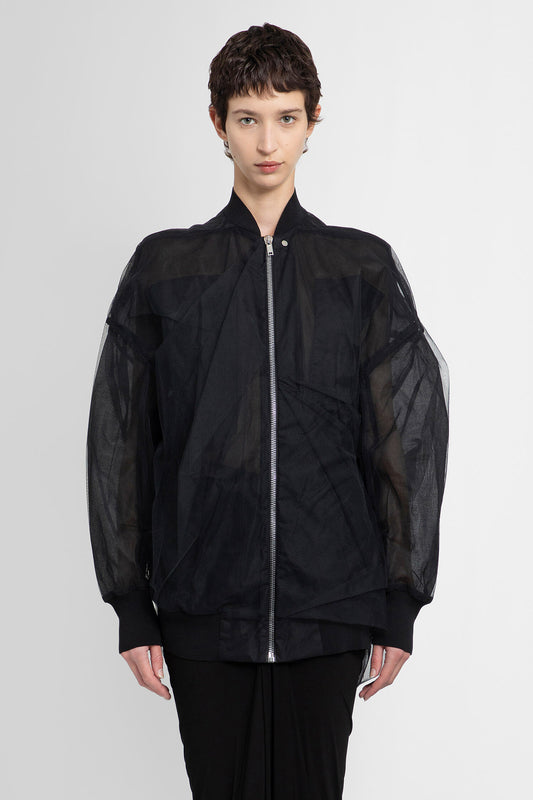 RICK OWENS WOMAN BLACK JACKETS