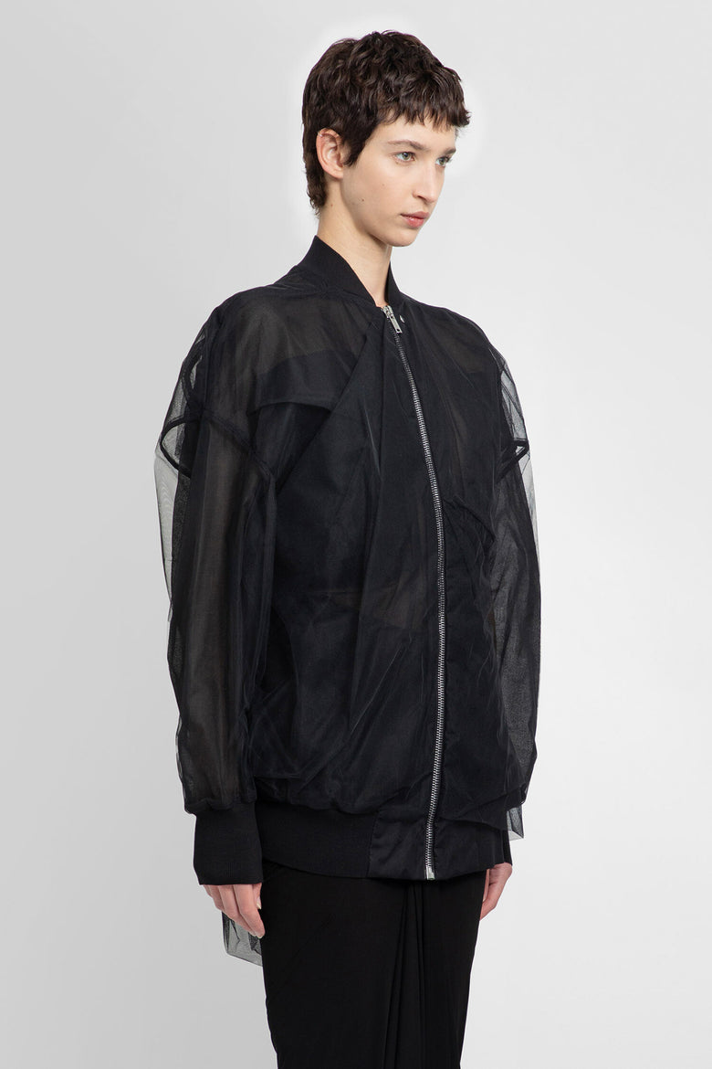 RICK OWENS WOMAN BLACK JACKETS