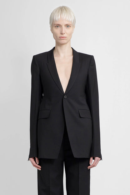 RICK OWENS WOMAN BLACK BLAZERS